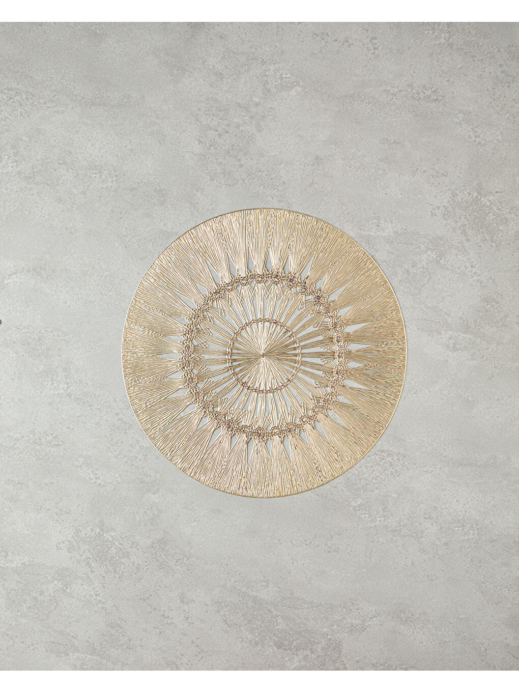 Sarı Glow Pvc 2'li Amerikan Servis 38 cm Gold-1