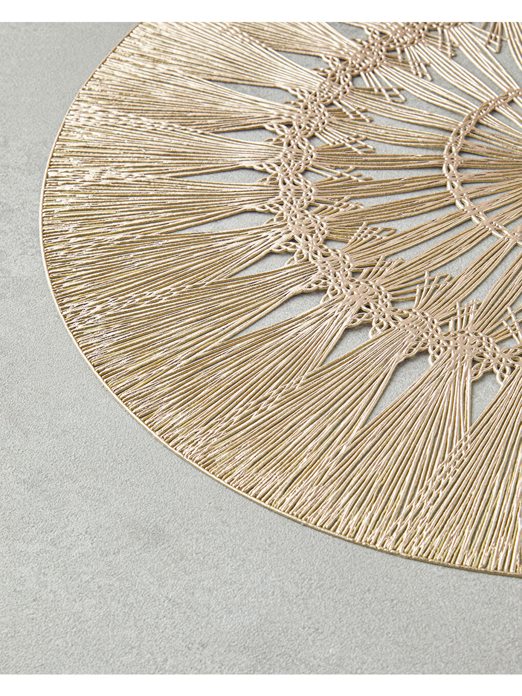 Sarı Glow Pvc 2'li Amerikan Servis 38 cm Gold-2