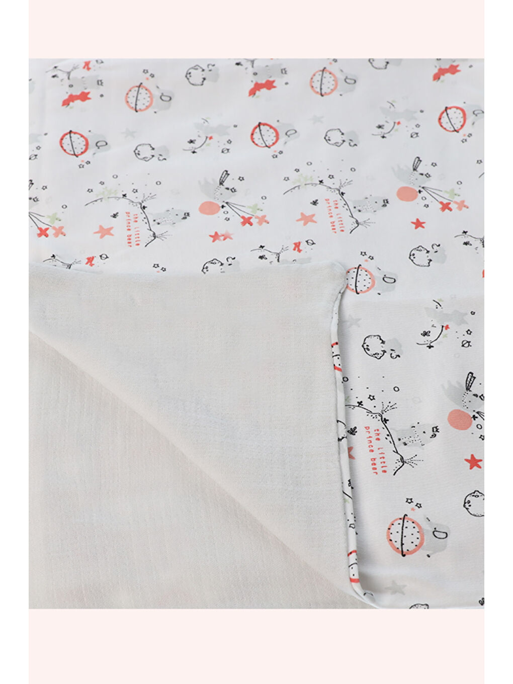 Yenidoğan Çift Taraflı Müslin Gri Battaniye-2