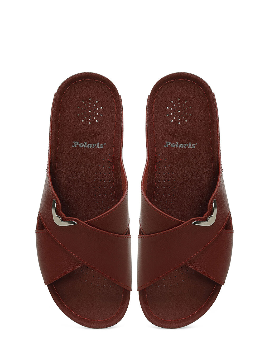 164336.Z5FX Kırmızı Kadın Terlik-3