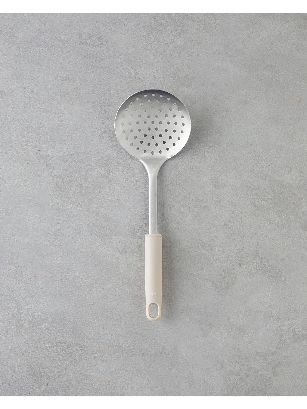 Ekru Maisy Paslanmaz Çelik Kevgır 33 cm Krem