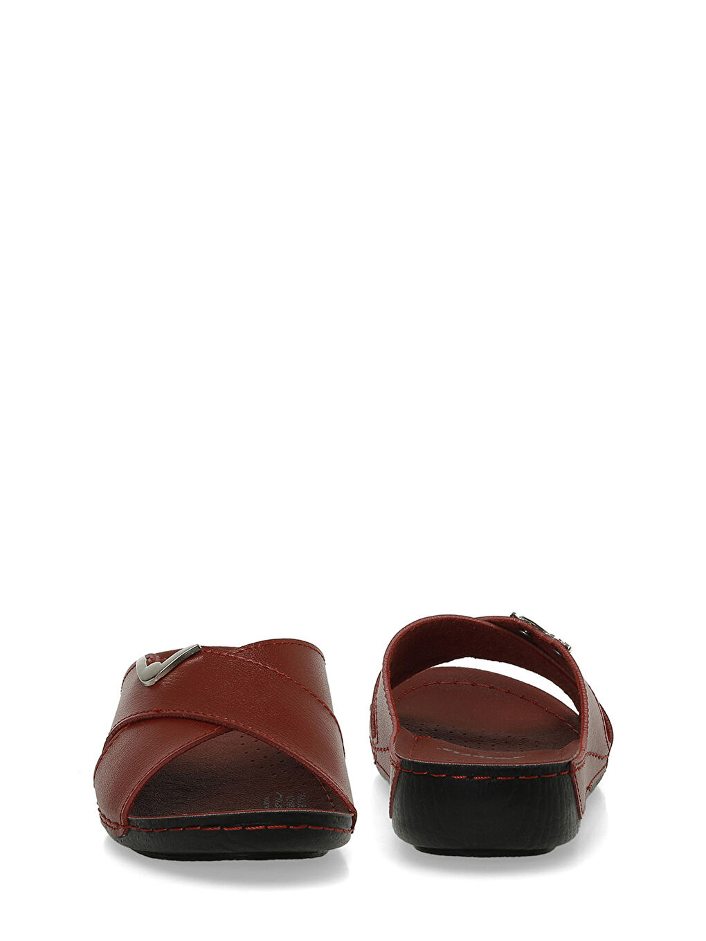 164336.Z5FX Kırmızı Kadın Terlik-4