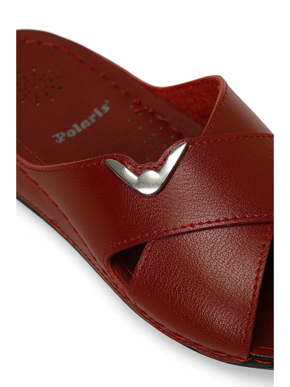 164336.Z5FX Kırmızı Kadın Terlik-6