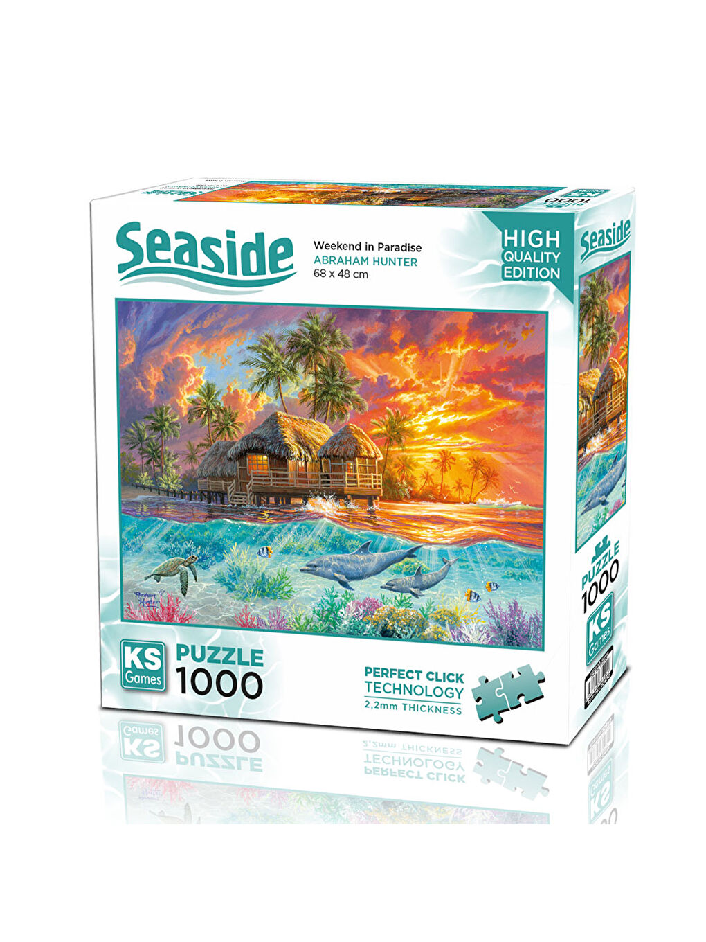 KS GAMES Renksiz Puzzle 1000 Parça Weekend in Paradise 20670