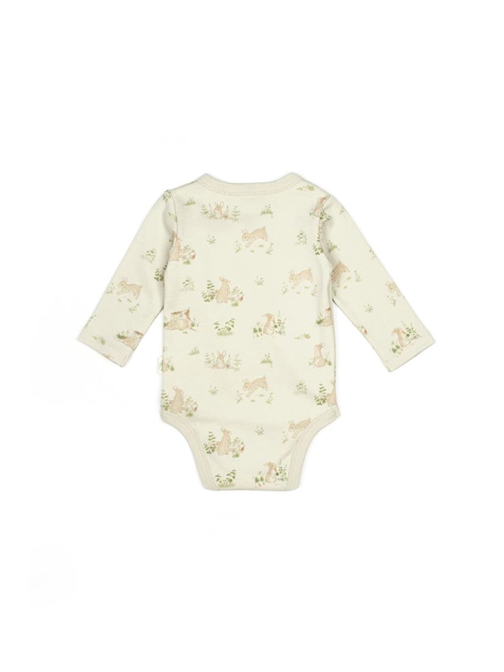 BabyCosy Organic Wear Ekru Bebek 2li Kruvaze Badi %100 Organik Pamuk, Bebek ve Yenidoğan Serisi - CSY5761 - 3