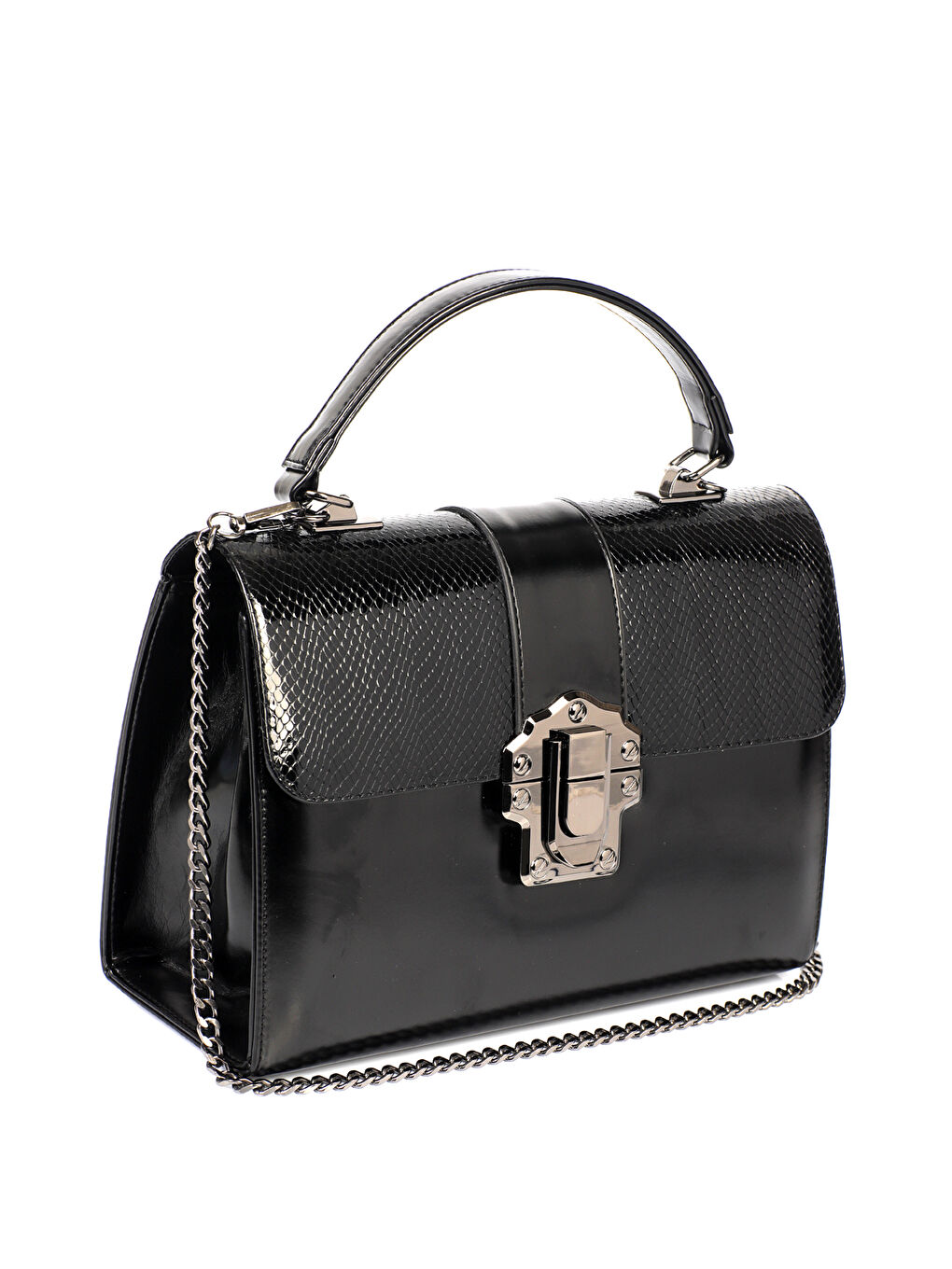 Siyah Prag Kadın El Çantası