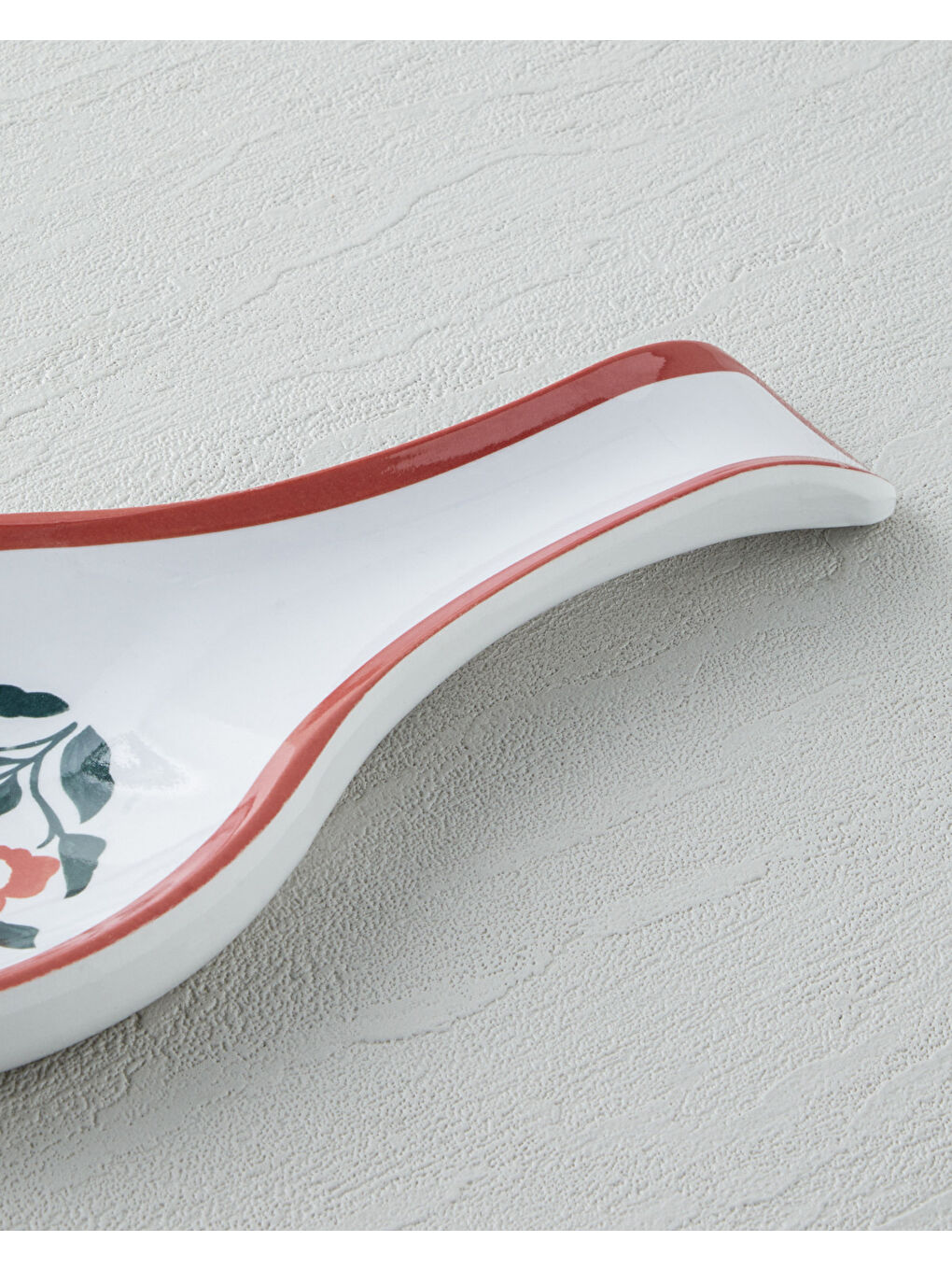 Bright Parade Melamin Kaşıklık Mutfak Gereci 24 cm Kırmızı - Beyaz-2