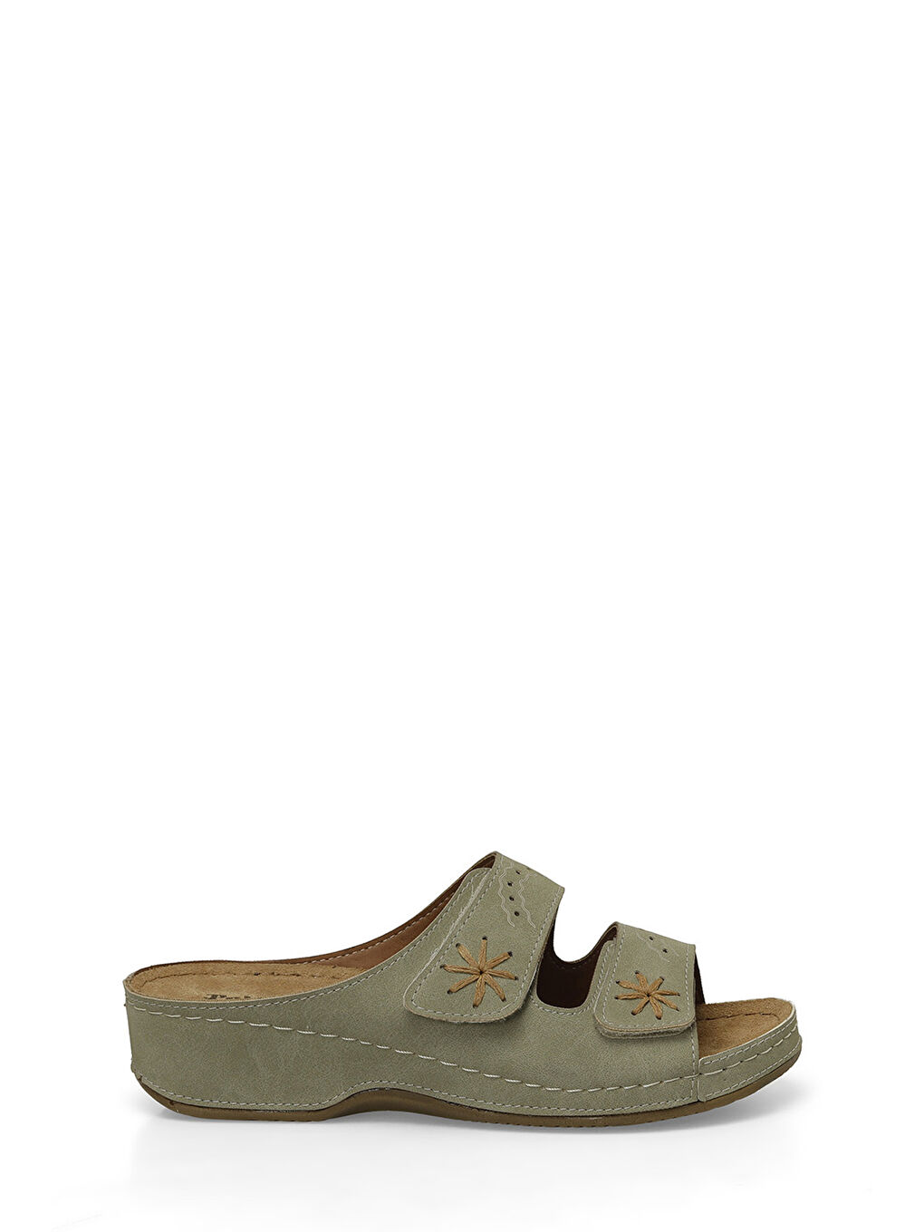 105142.Z5FX Yeşil Kadın Terlik-1