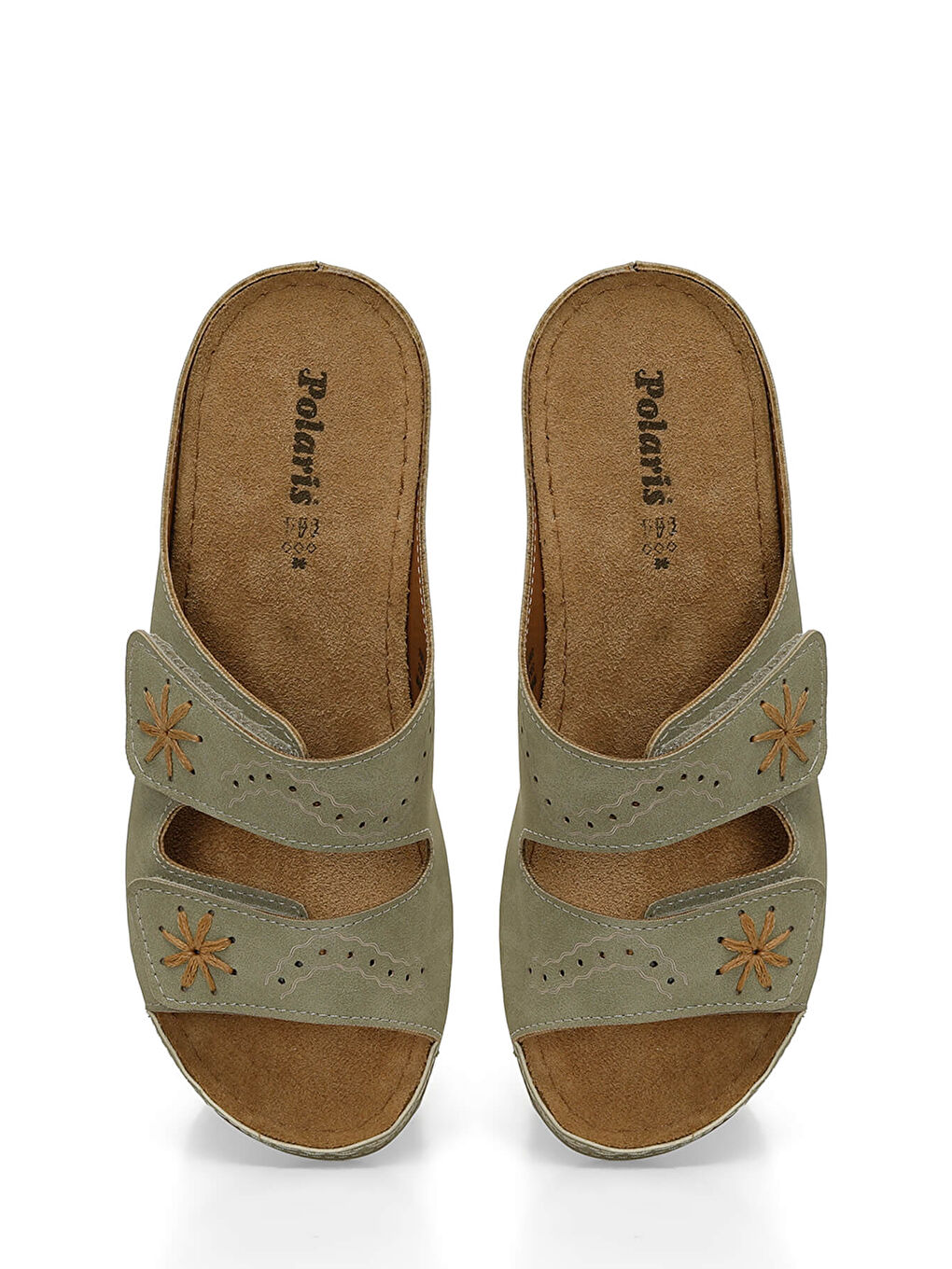 105142.Z5FX Yeşil Kadın Terlik-3