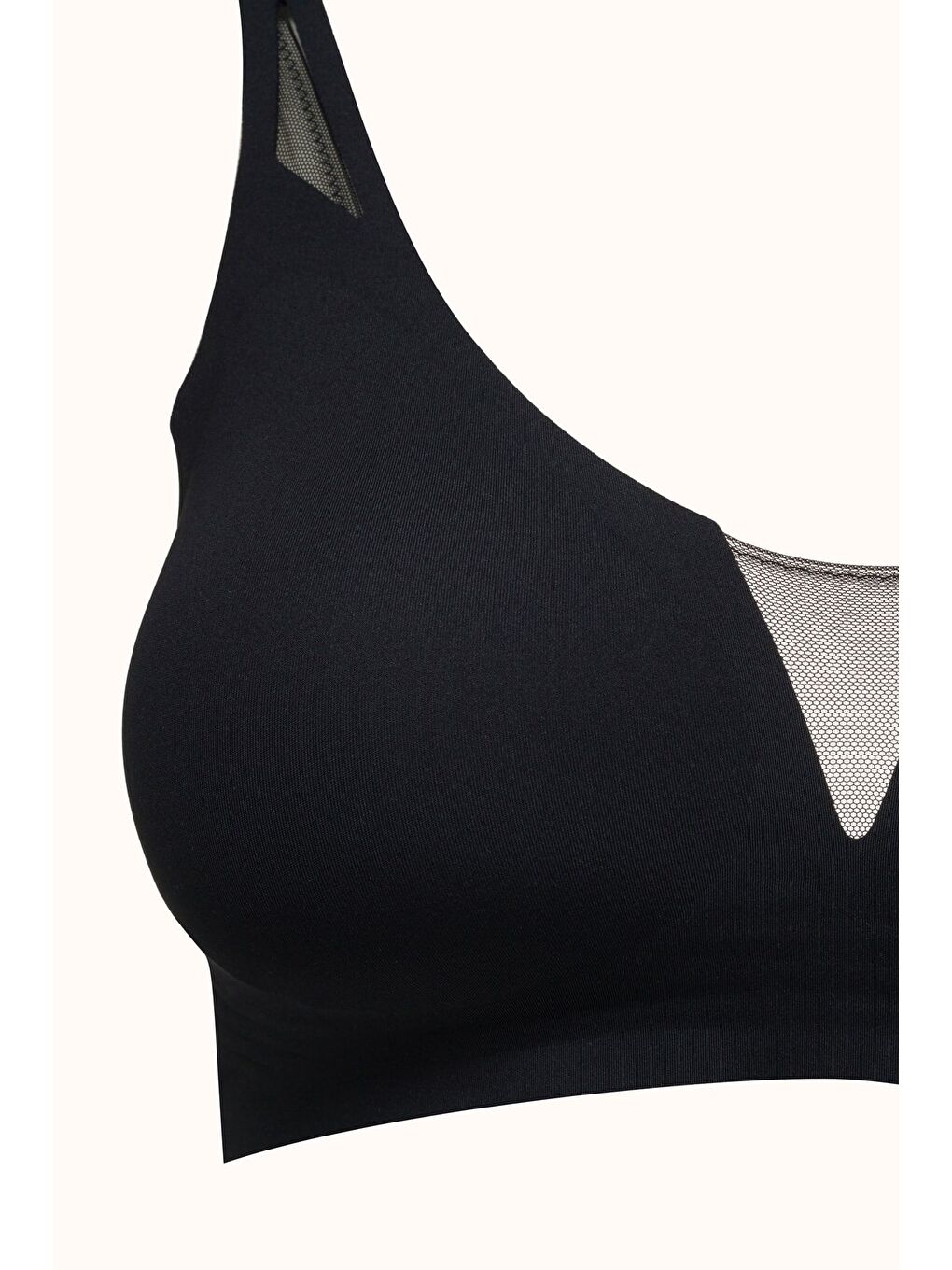 Balensiz Dikişsiz Lazer Kesim Pedli Sütyen Cc428 Siyah-1