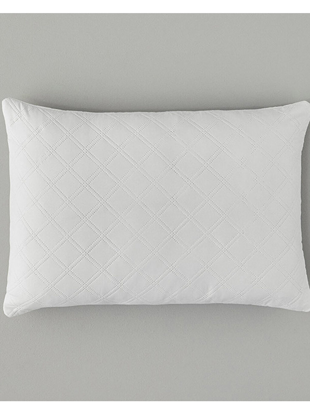 Star Kapitoneli Yastık Koruyucu Beyaz
