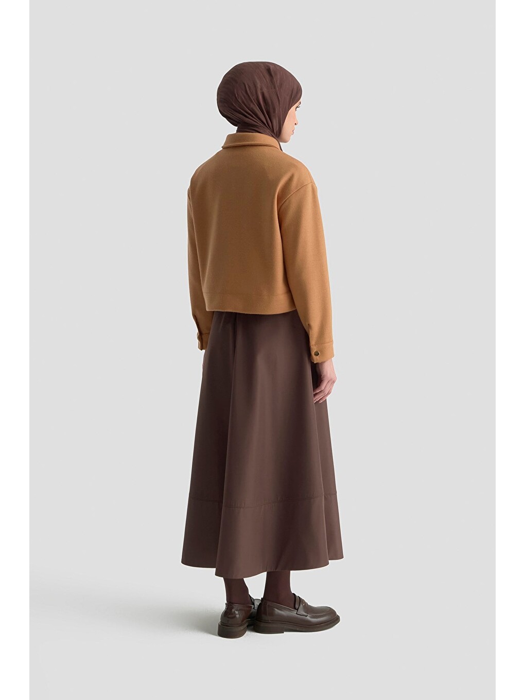 Kahverengi Trend Ceket 25Kt517 Camel-4