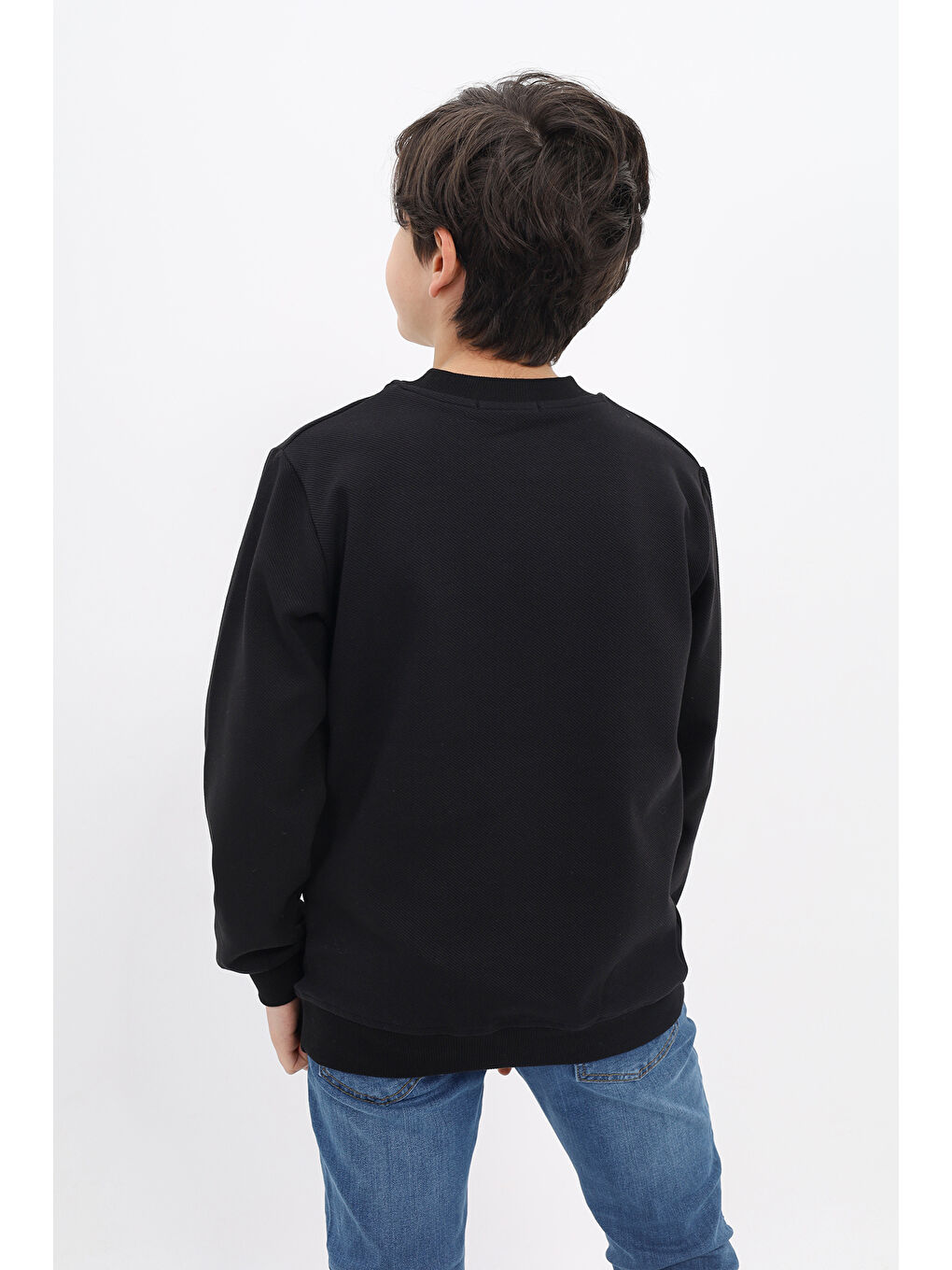 Siyah Erkek Çocuk Sweatshirt-3