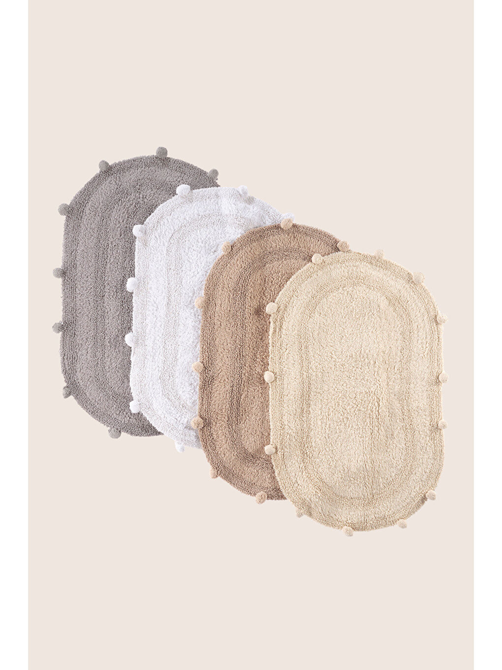 | Eris Tekli Banyo Paspası 50x80 Beyaz-3