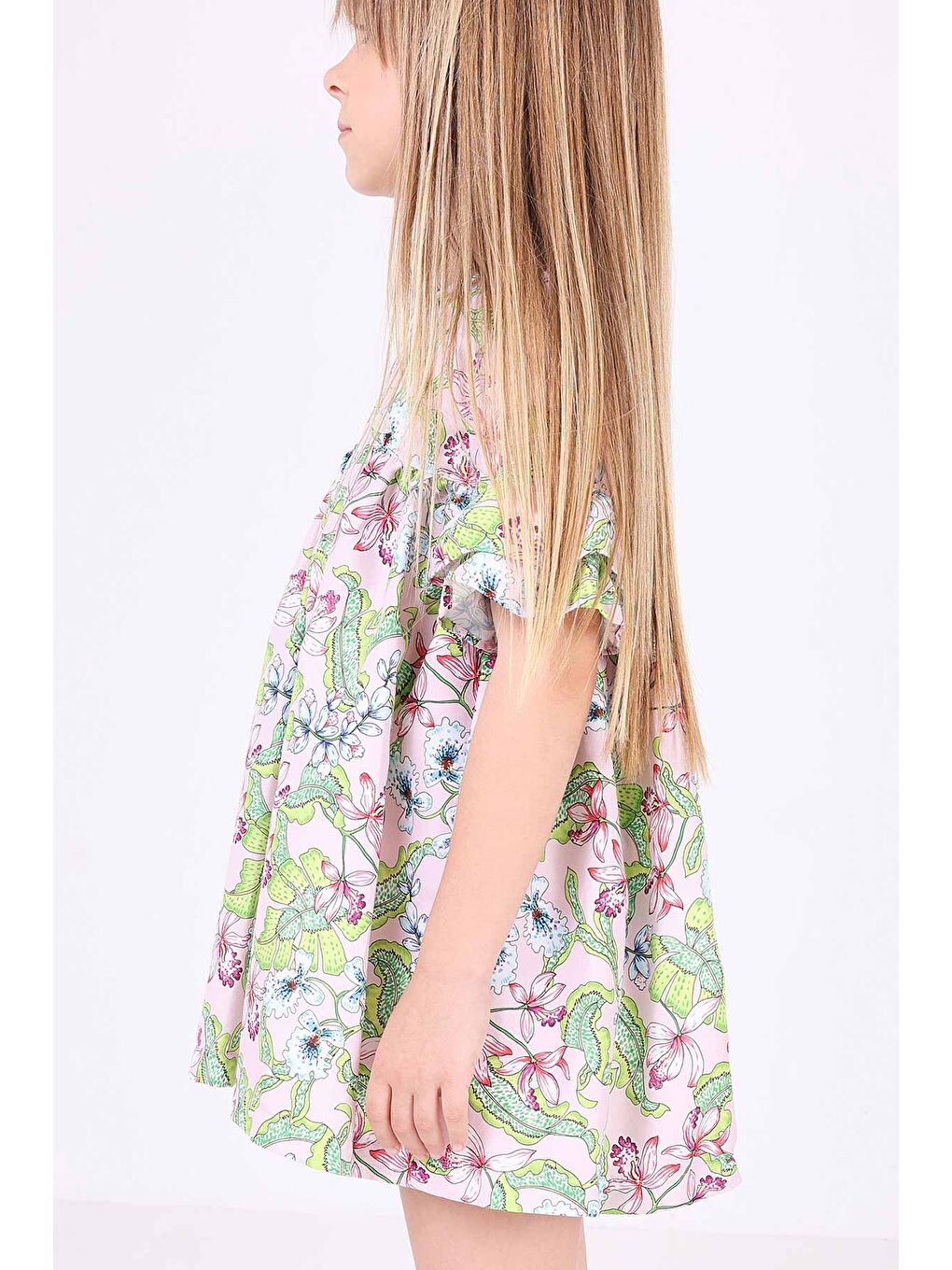 Karışık Kız Çocuk Elbise-3