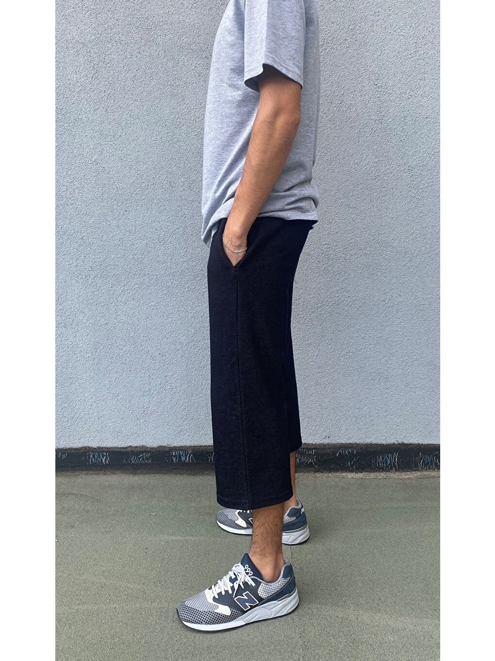 Siyah Erkek Uzun Şort SPR20Y11-1