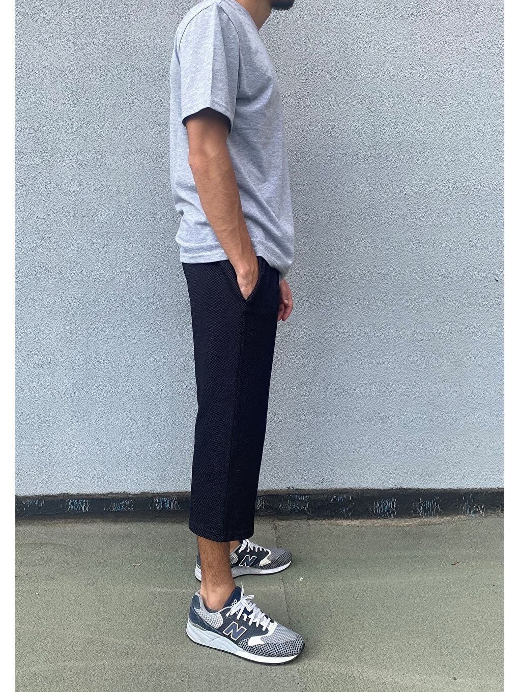 Siyah Erkek Uzun Şort SPR20Y11-2