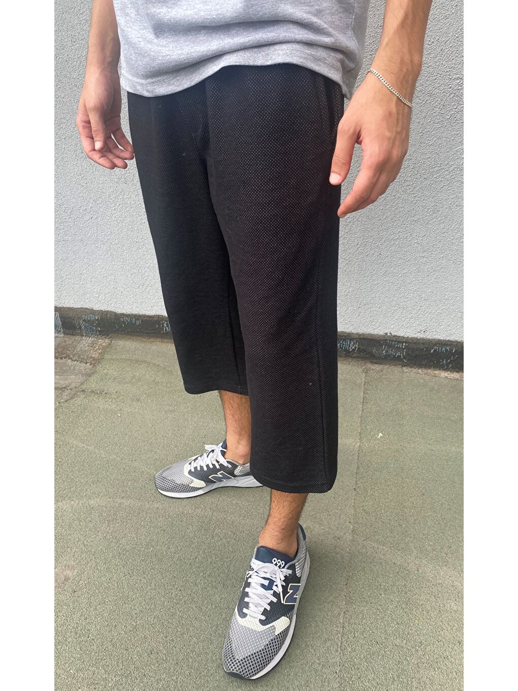 Siyah Erkek Uzun Şort SPR20Y11-3