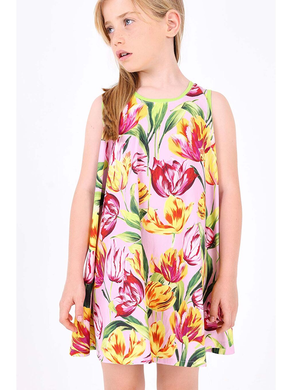 Karışık Kız Çocuk Elbise-2