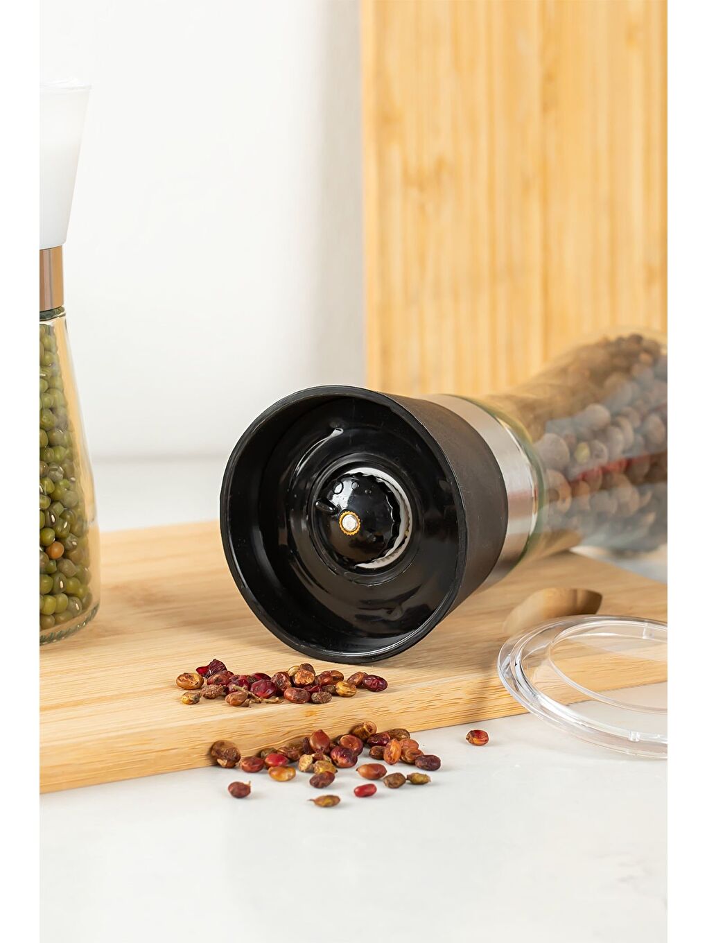 Beyaz 2li Baharat Öğütücü-1