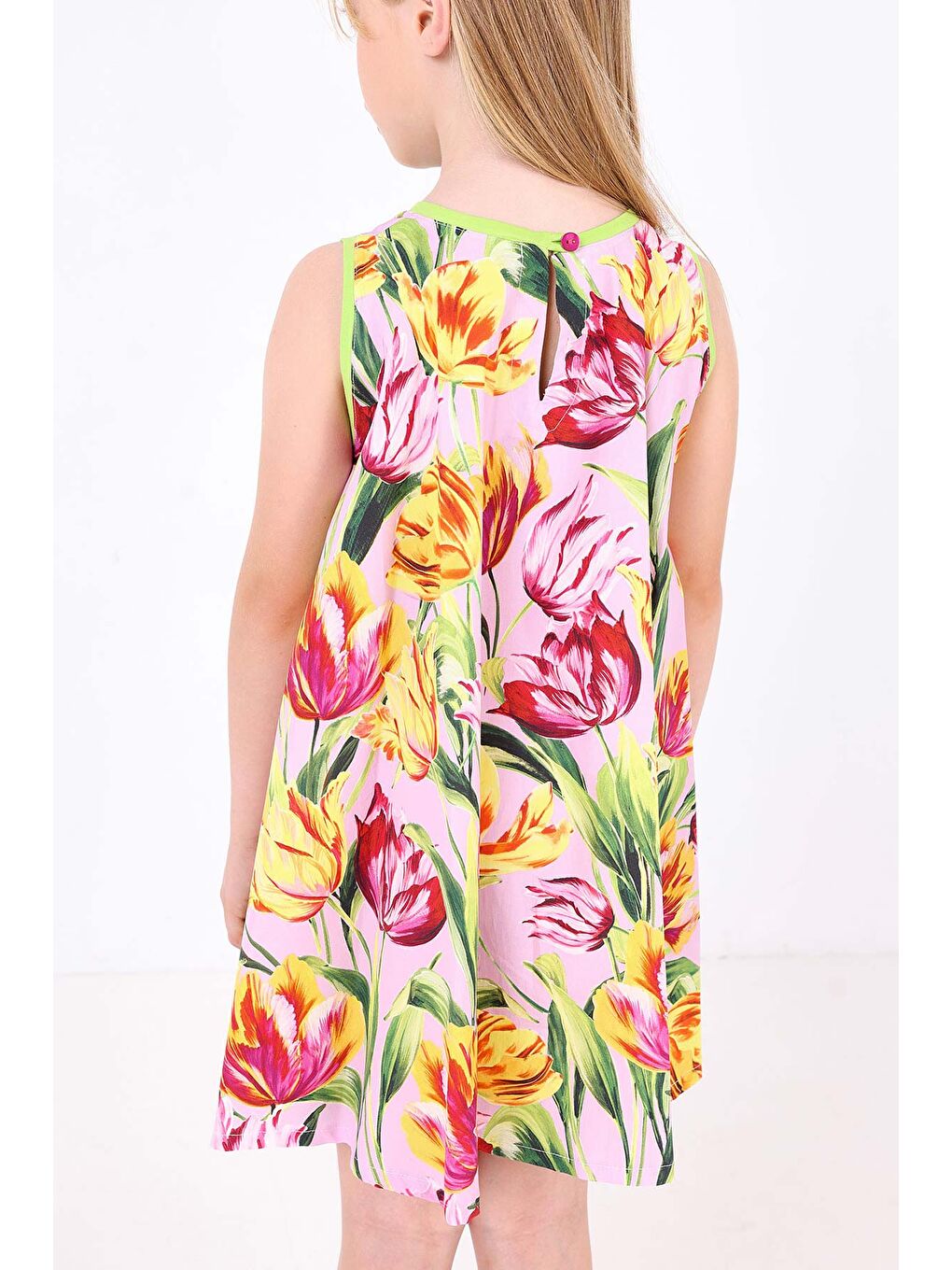 Karışık Kız Çocuk Elbise-3