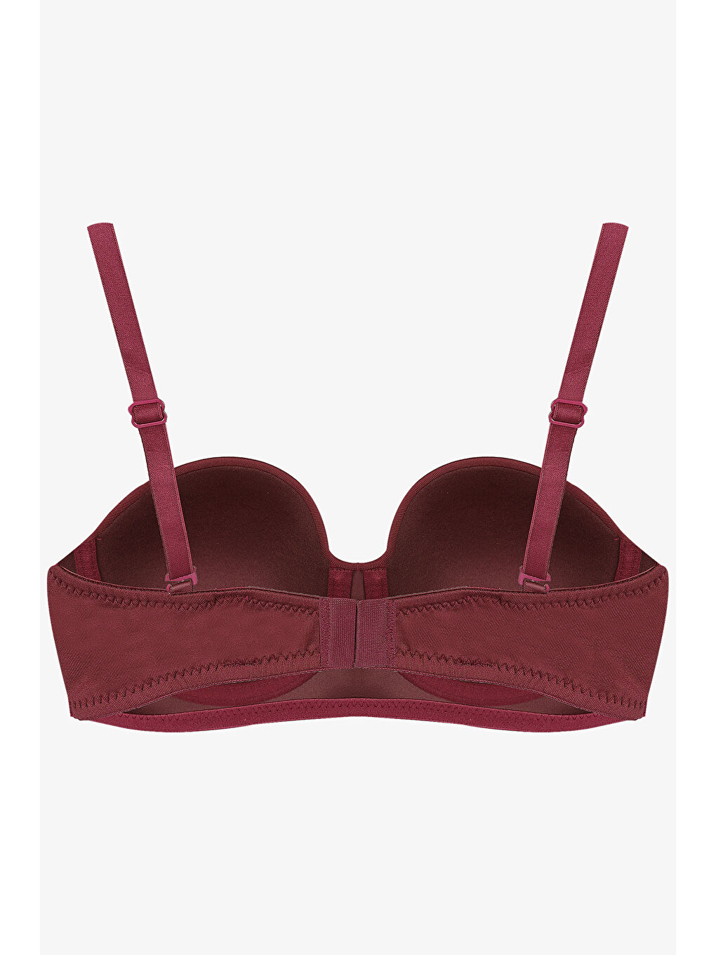 Bej 2'Lİ PAKET - Kadın Dolgusuz Mikro Straplez Sütyen-3