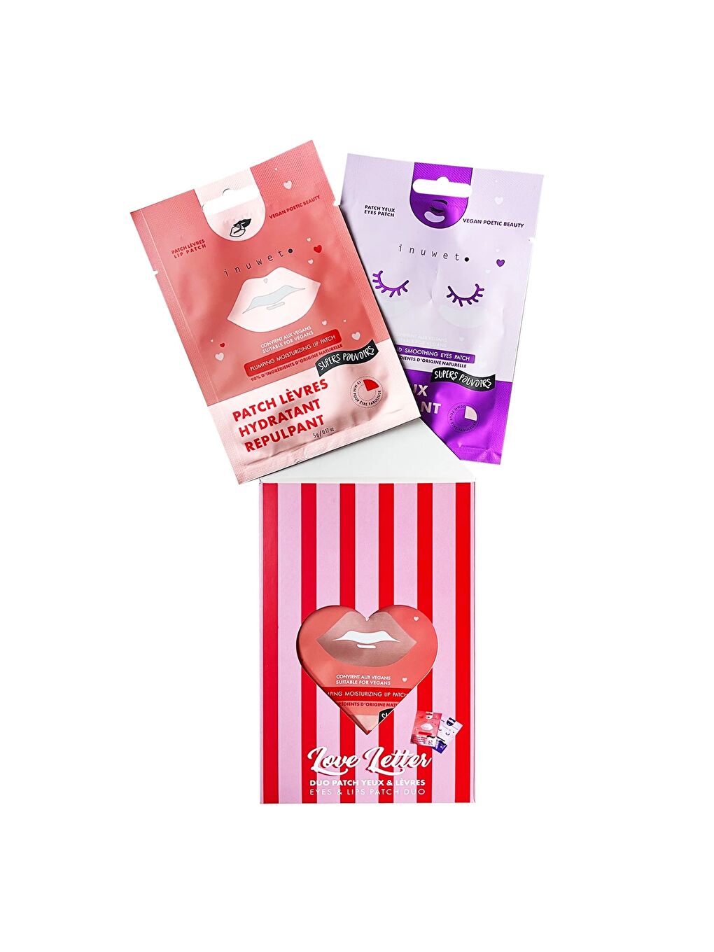Love Letter Dudak ve Göz Maskesi Seti-1