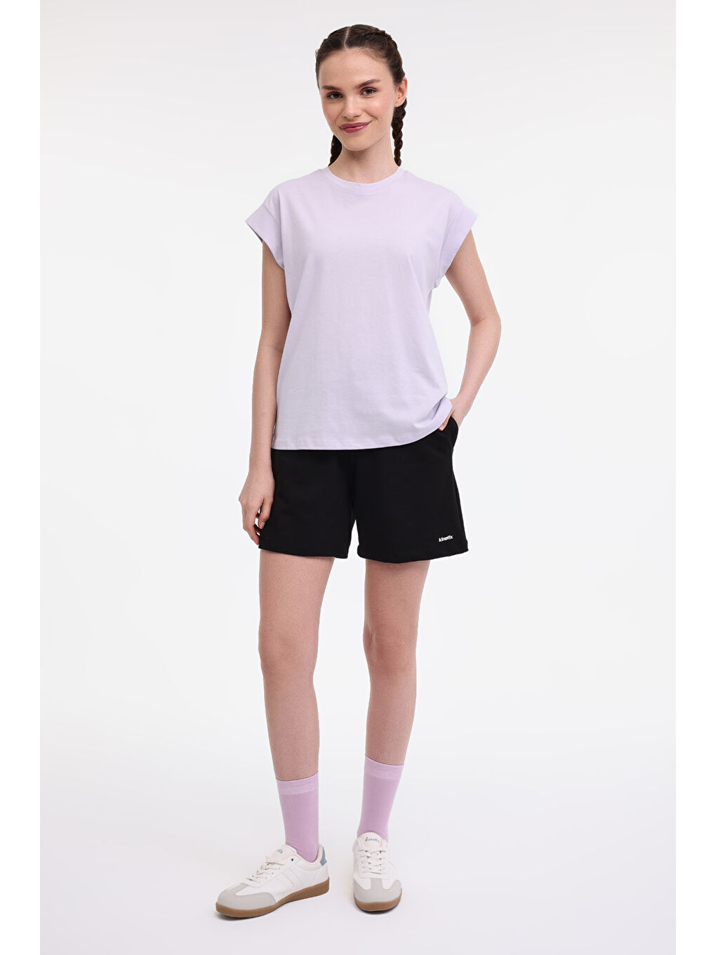 WB BSC 20GC80 5FX Siyah Kadın Şort-2