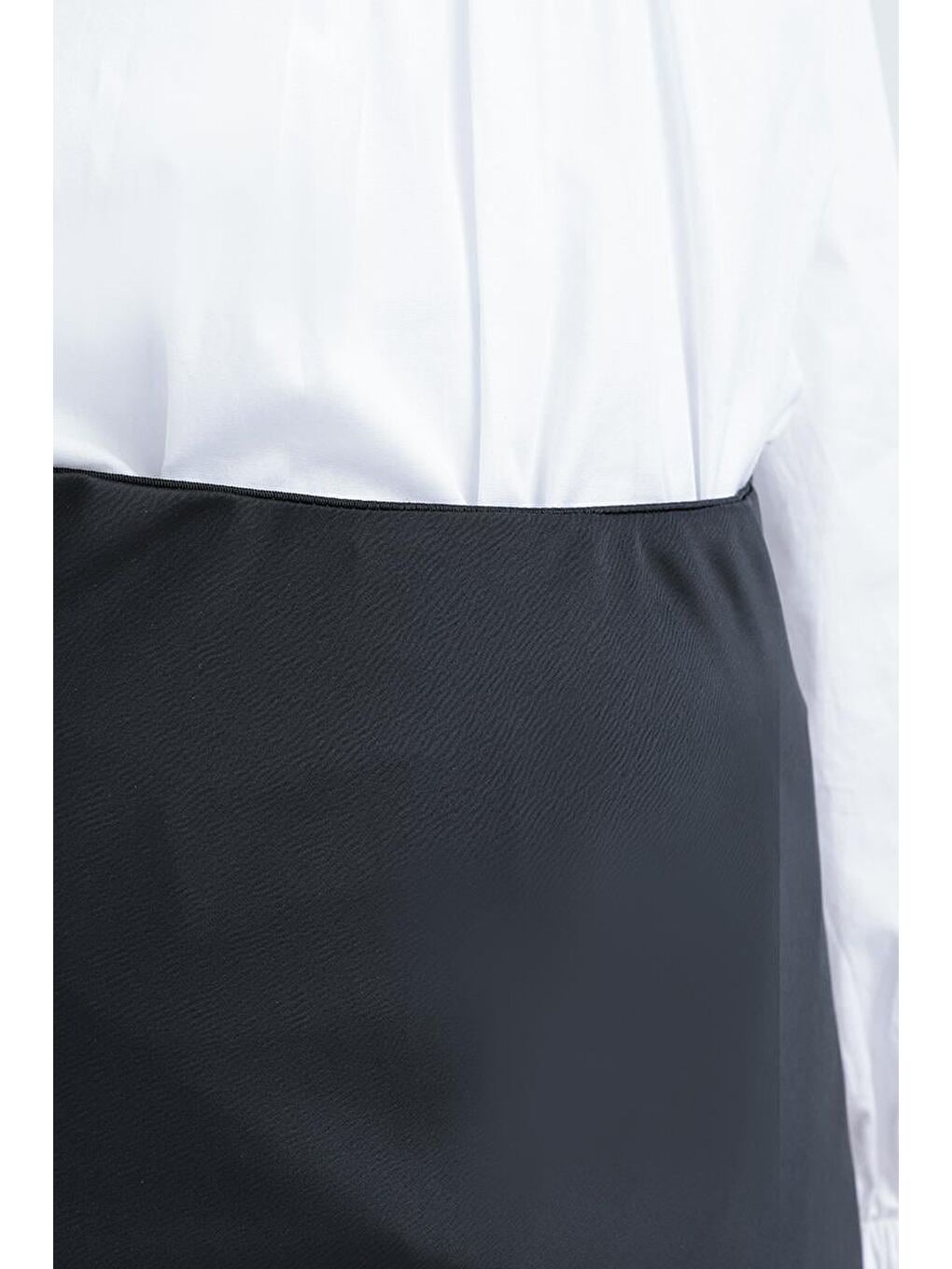 Siyah-Beli Lastikli Saten Etek-3