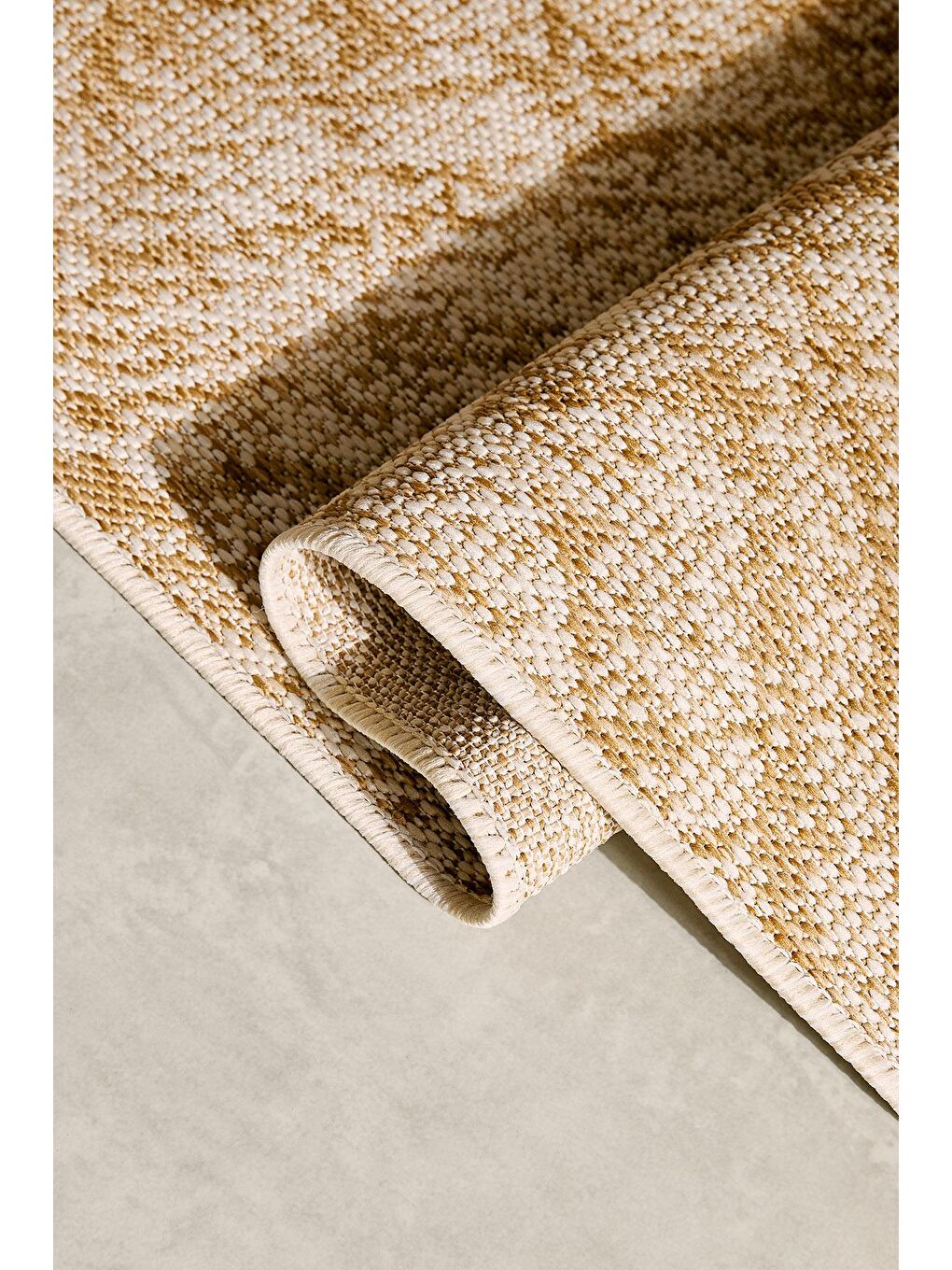 Ocean Home Textile Leke Tutmaz İç Dış Mekan Bej Renk Desenli Halı Kilim 80 x 150 cm - 2