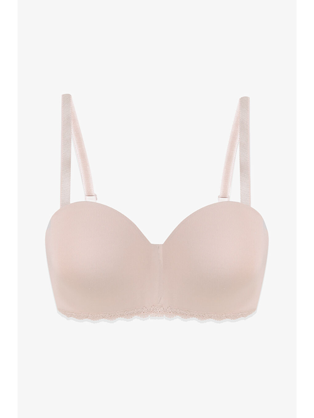 Siyah 2'Lİ PAKET - Kadın Dolgusuz Mikro Straplez Sütyen-1