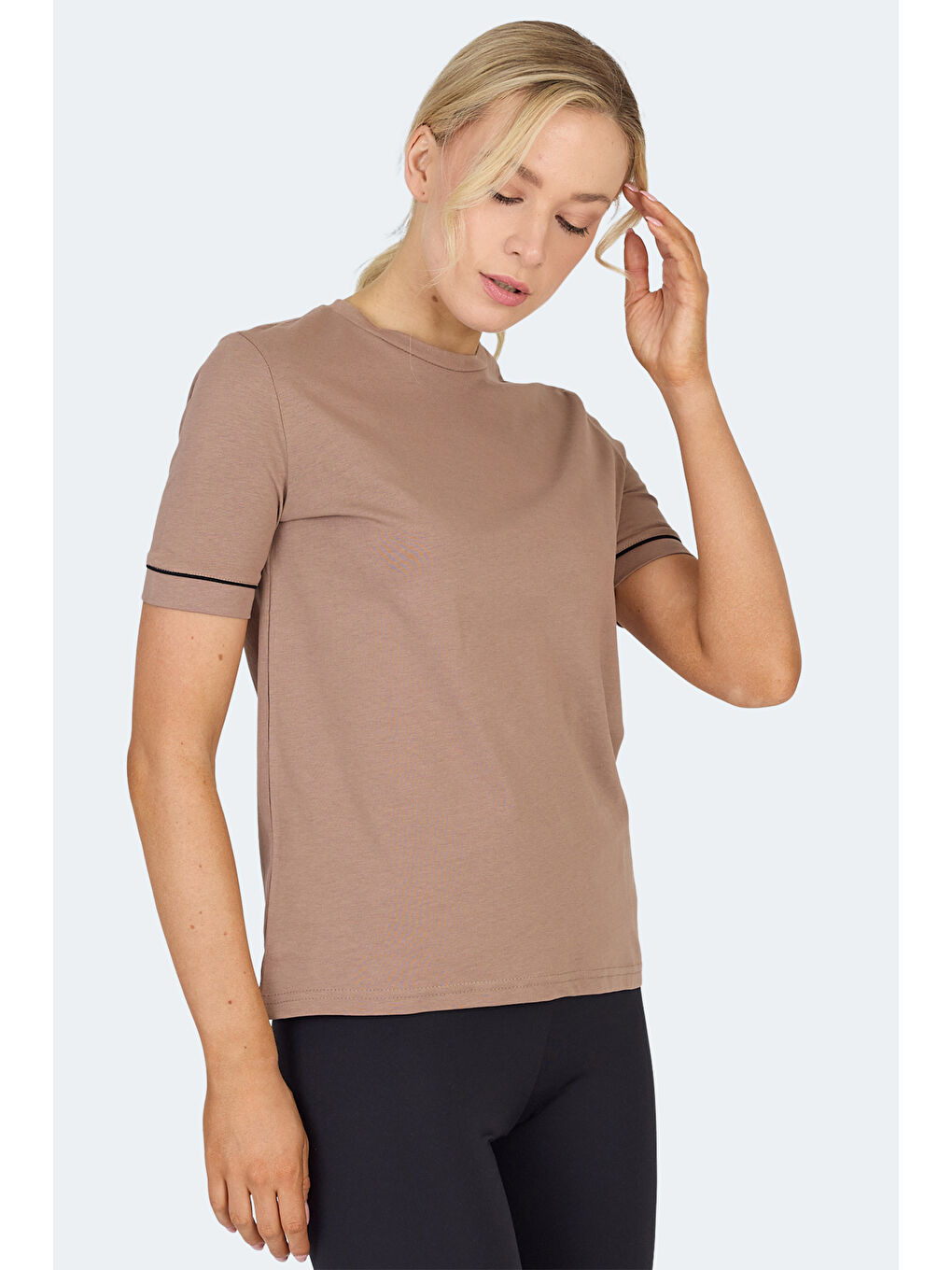 Bej VITYA I Kadın Vizon Tişört-2