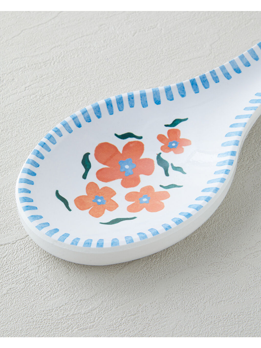 Orangebloom Melamin Kaşıklık Mutfak Gereci 24 cm Turuncu-Mavi-1