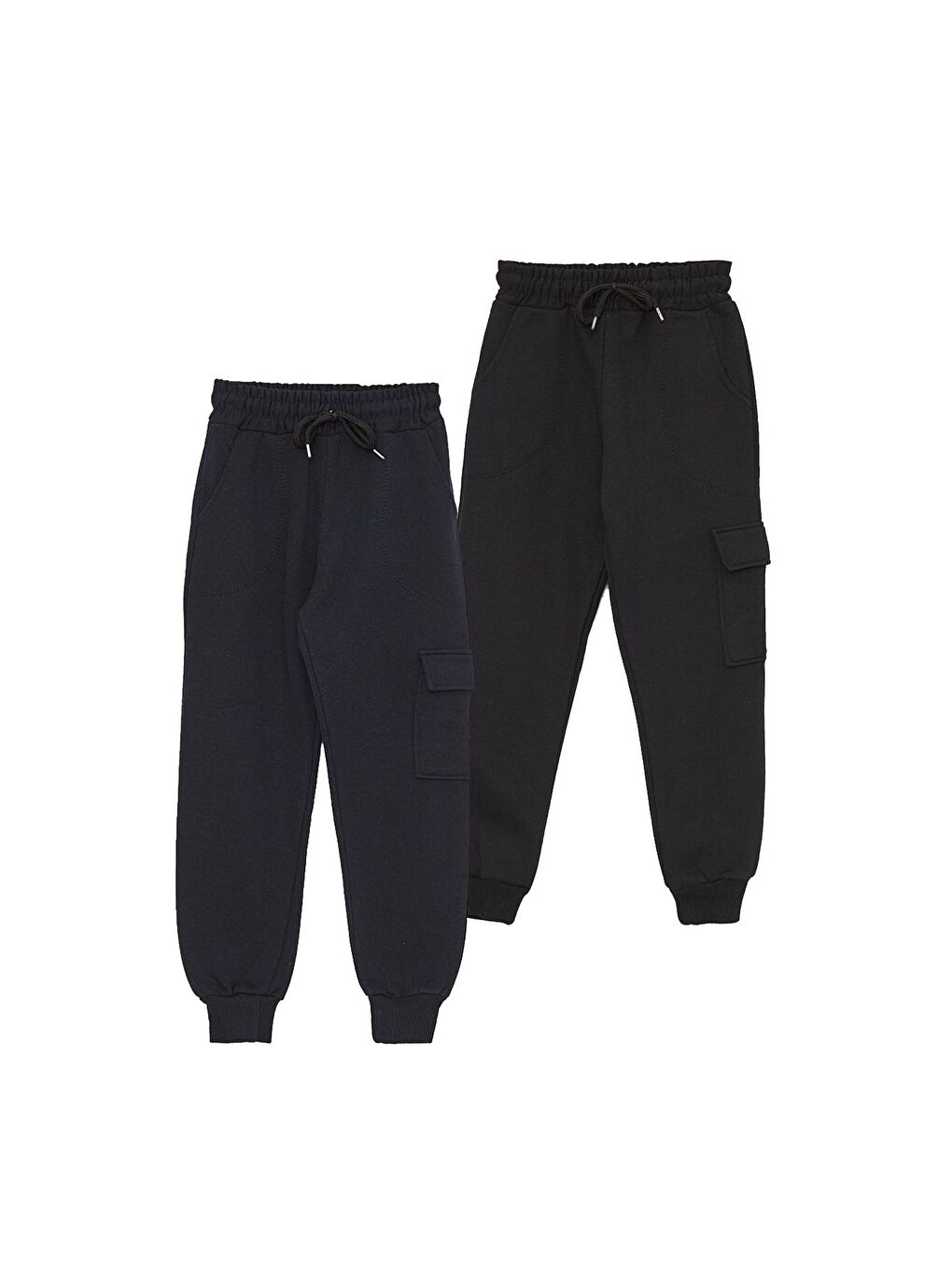 Lacivert 2'li Kargo Cepli Erkek Çocuk Eşofman Altı