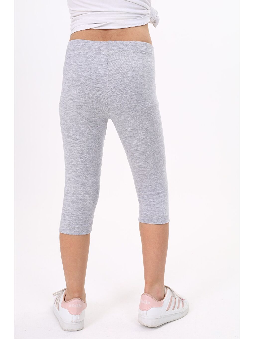 Gri Kız Çocuk Tayt-1