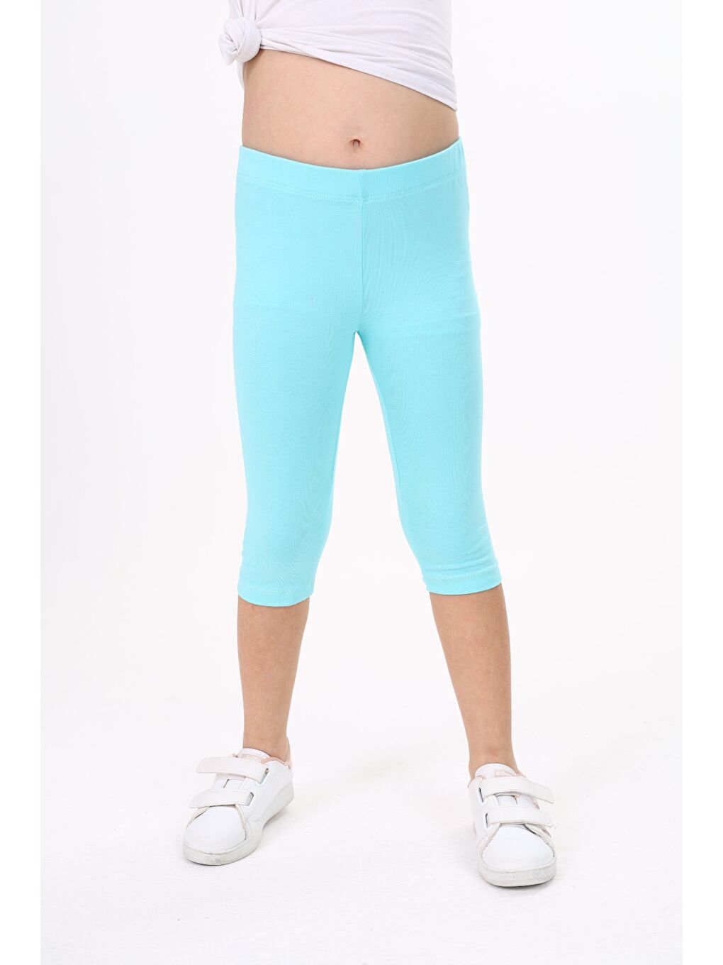 Turkuaz Kız Çocuk Tayt