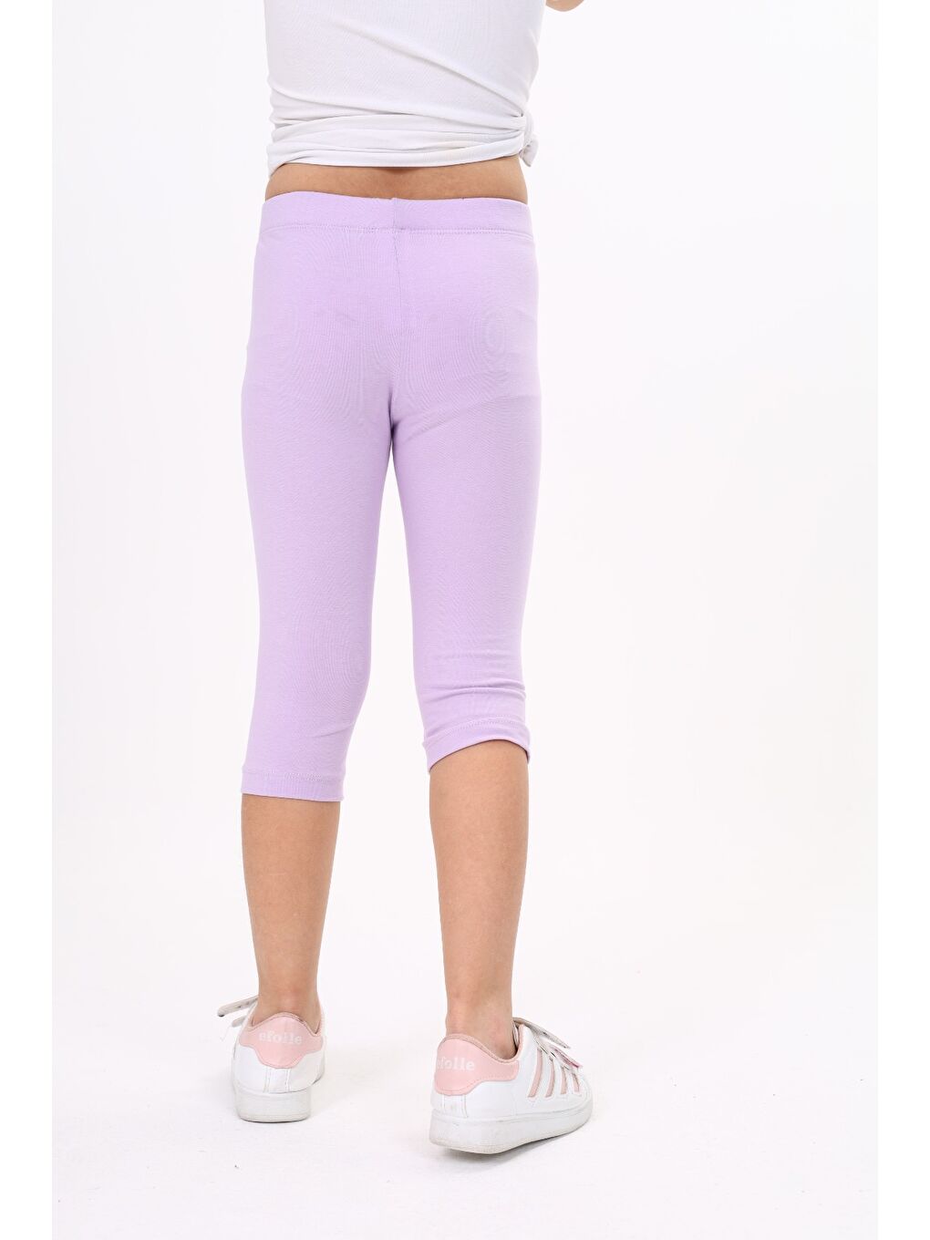 Lila Kız Çocuk Tayt-1