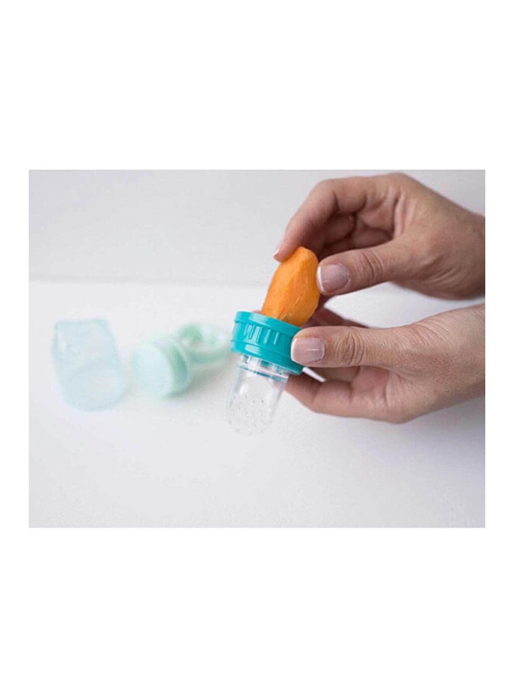 Silikon Meyve Sebze Emziği Pembe-2