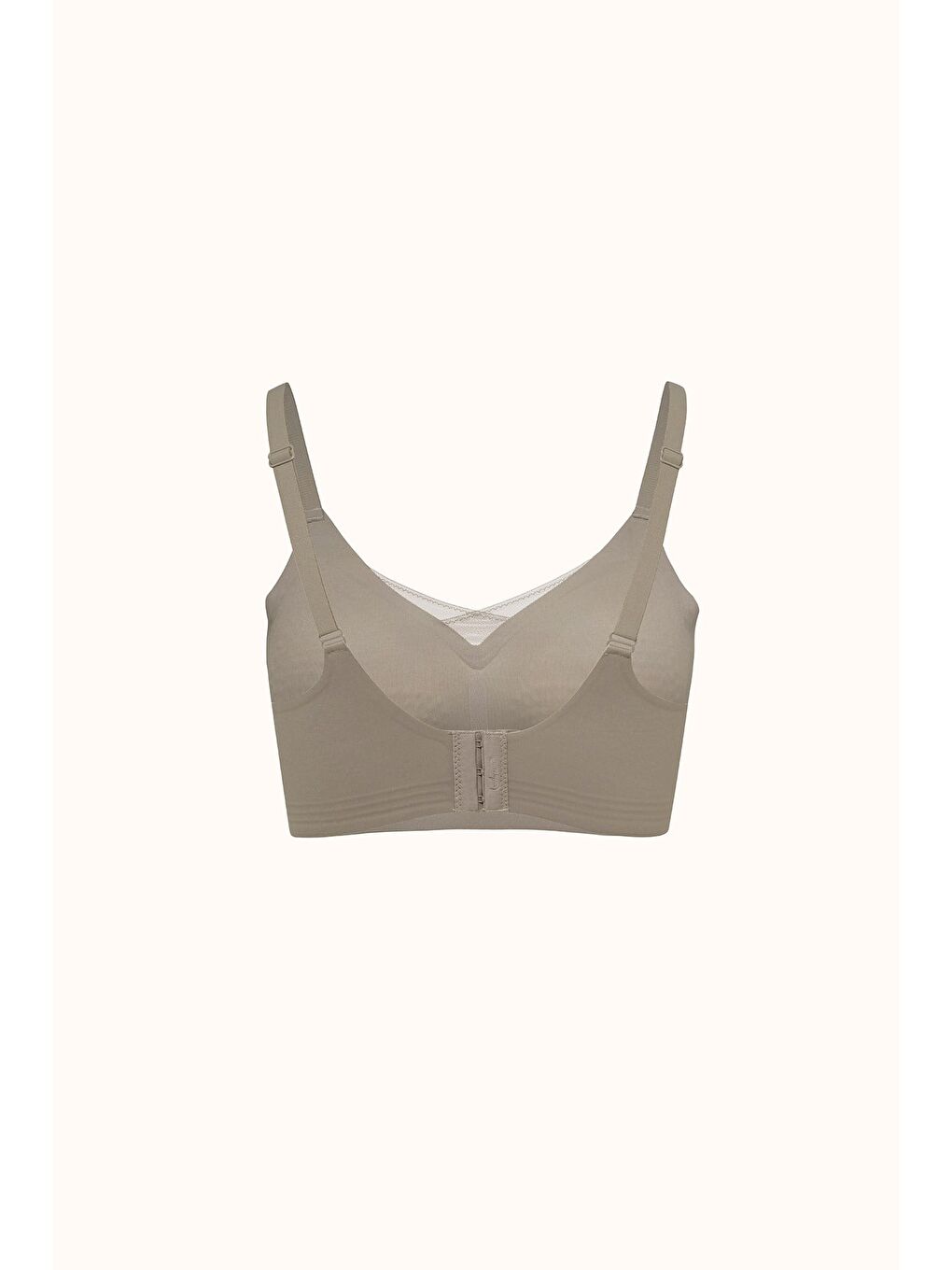 Bej Balensiz Dikişsiz Lazer Kesim Pedli Sütyen Cc422 Taş-2