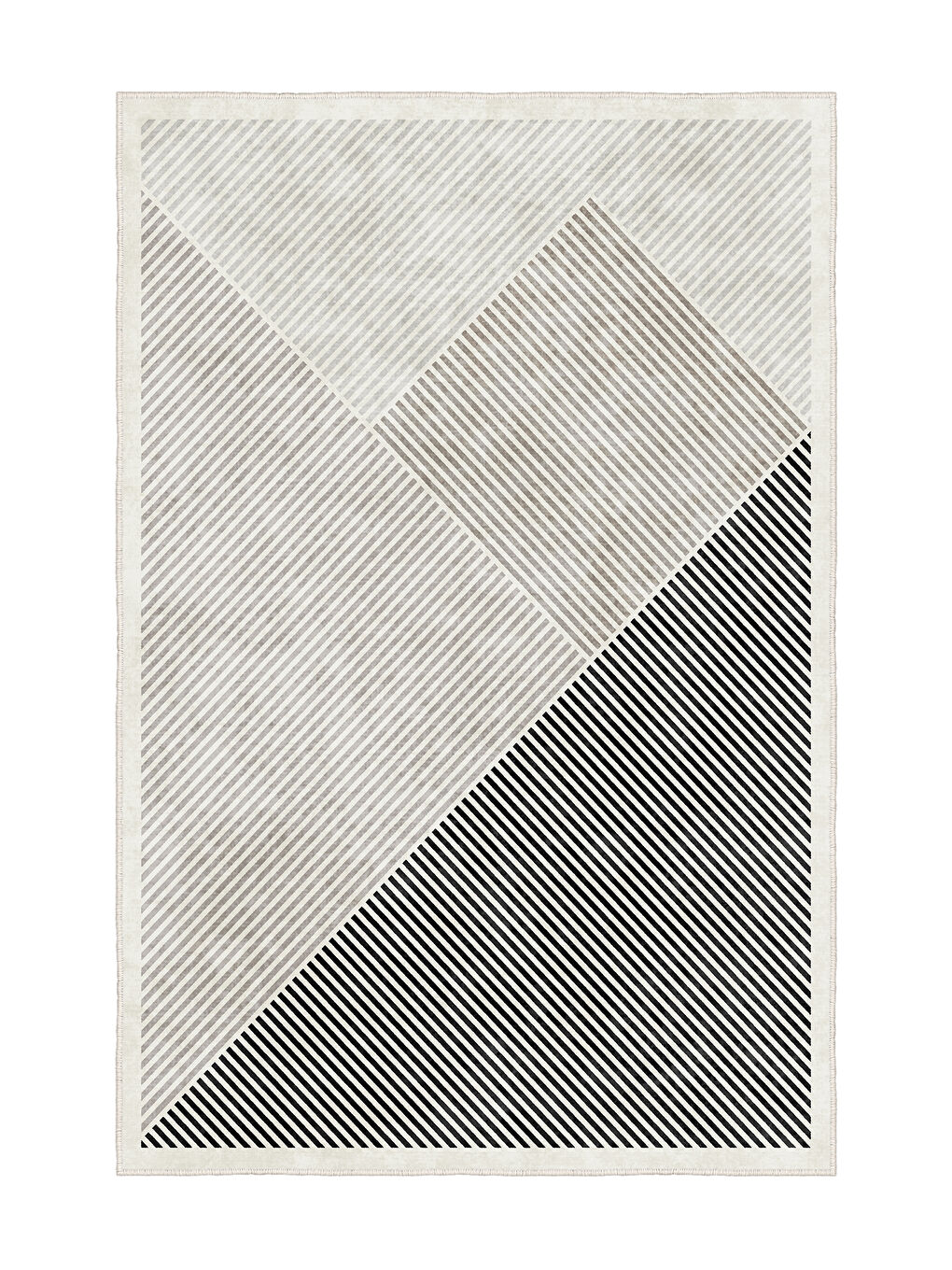 Gri Dekoratif Soft Modern Kaymaz Yıkanabilir Salon Halısı Mutfak Halısı Koridor Halısı Yolluk