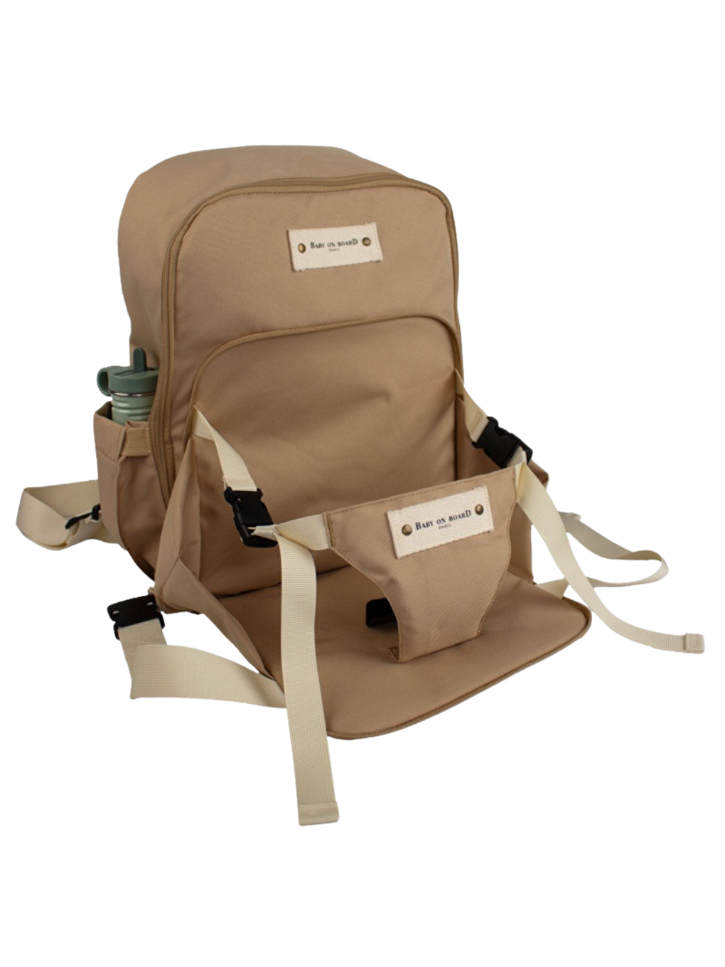 Baby On Board Agathe Galet Sırt Çantalı Taşınabilir Mama Sandalyesi Miel-3