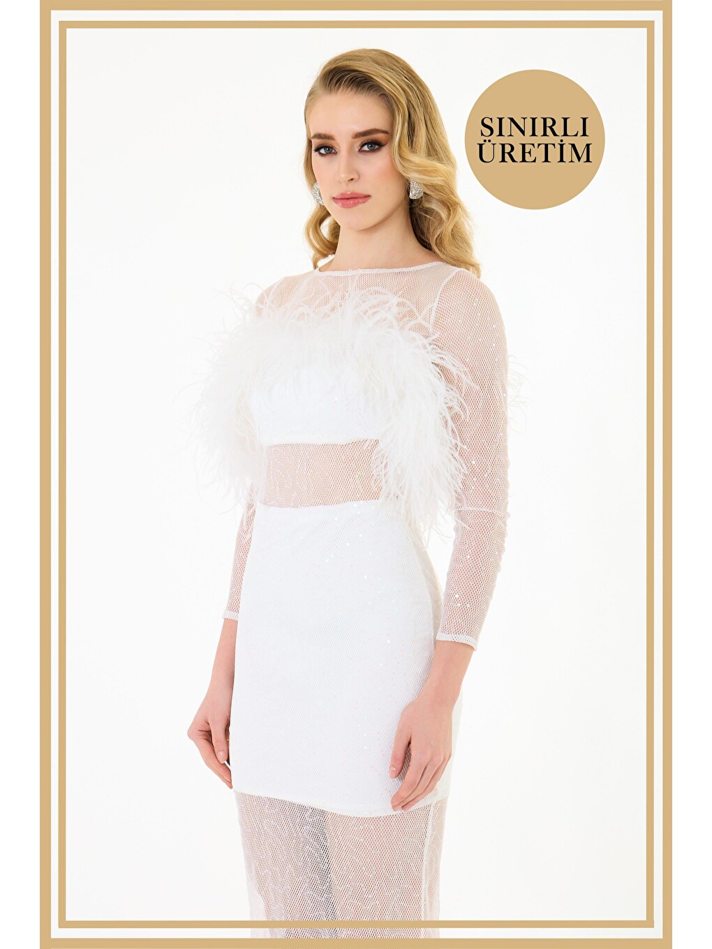 Limited Edition | Talİa Beyaz Mini Elbise-1