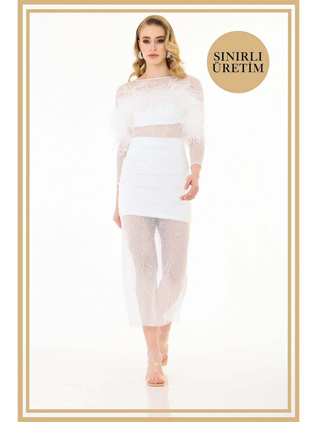 Limited Edition | Talİa Beyaz Mini Elbise-3