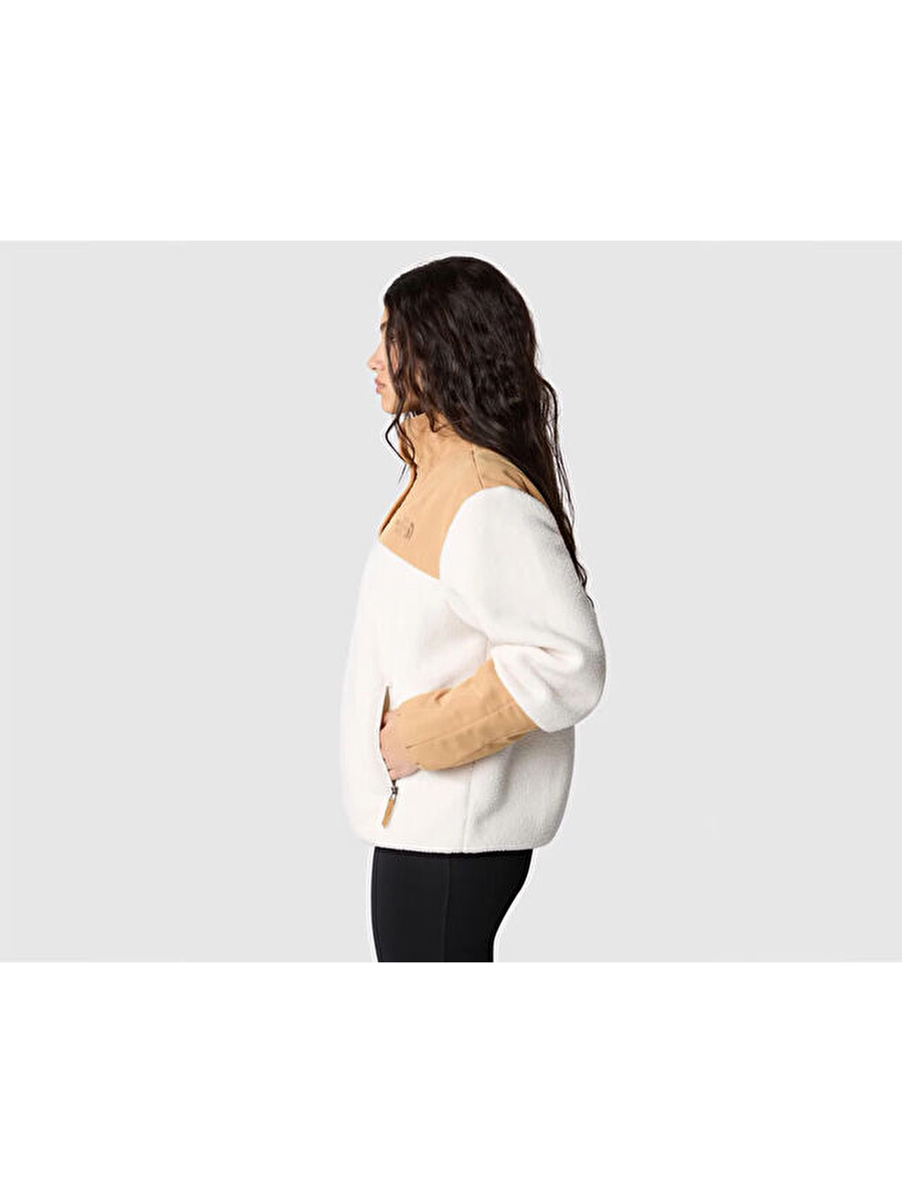 W Cragmont Fleece 1/4 Snap Kadın Outdoor Polar Sweatshirts Nf0a84ıbldı1 Beyaz-7