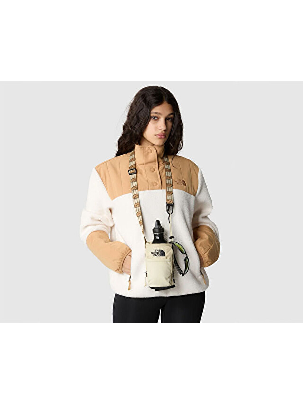 W Cragmont Fleece 1/4 Snap Kadın Outdoor Polar Sweatshirts Nf0a84ıbldı1 Beyaz-9