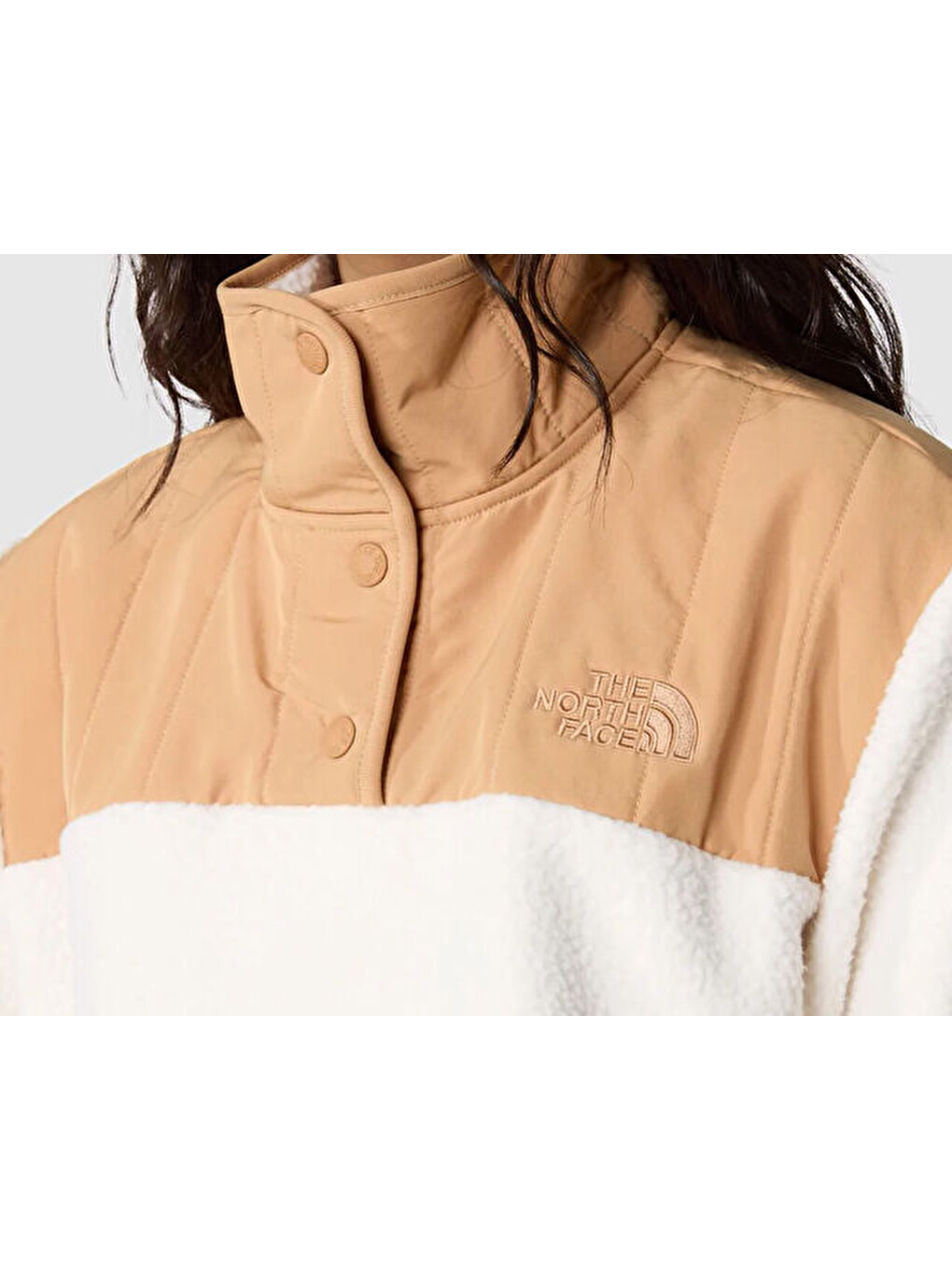 W Cragmont Fleece 1/4 Snap Kadın Outdoor Polar Sweatshirts Nf0a84ıbldı1 Beyaz-10