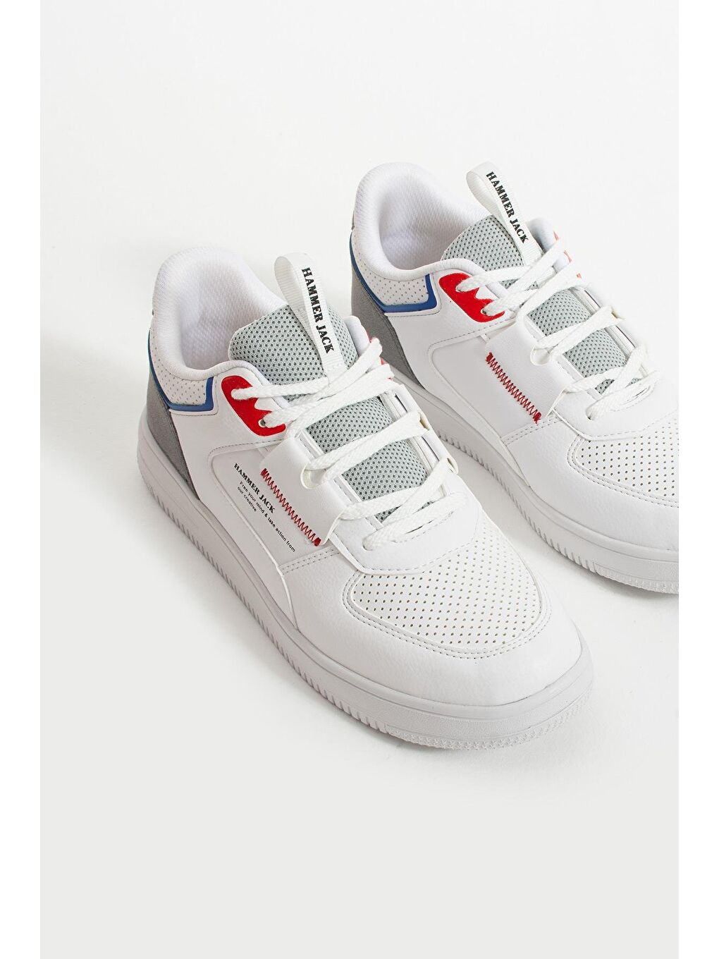 Jarmilla Beyaz Kırmızı Erkek Spor Ayakkabı-1