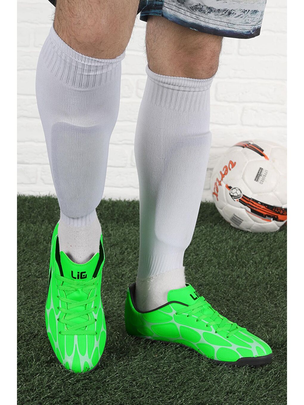 Yeşil Gediz PRM Halı Saha Erkek Futbol Ayakkabı-1