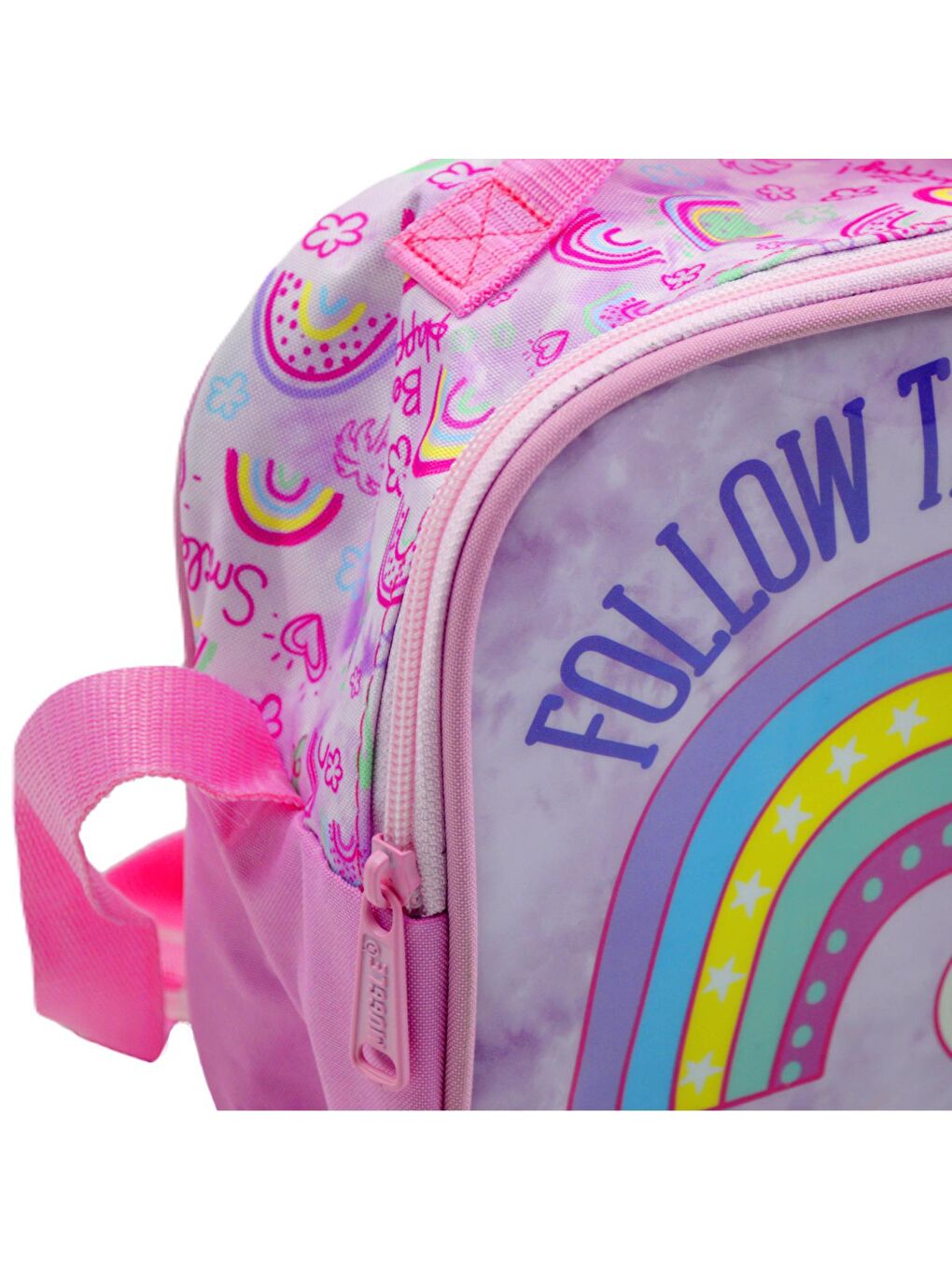 Muggle Termoslu Soft Rainbow Pembe Beslenme Çantası (MU-6733) - 3