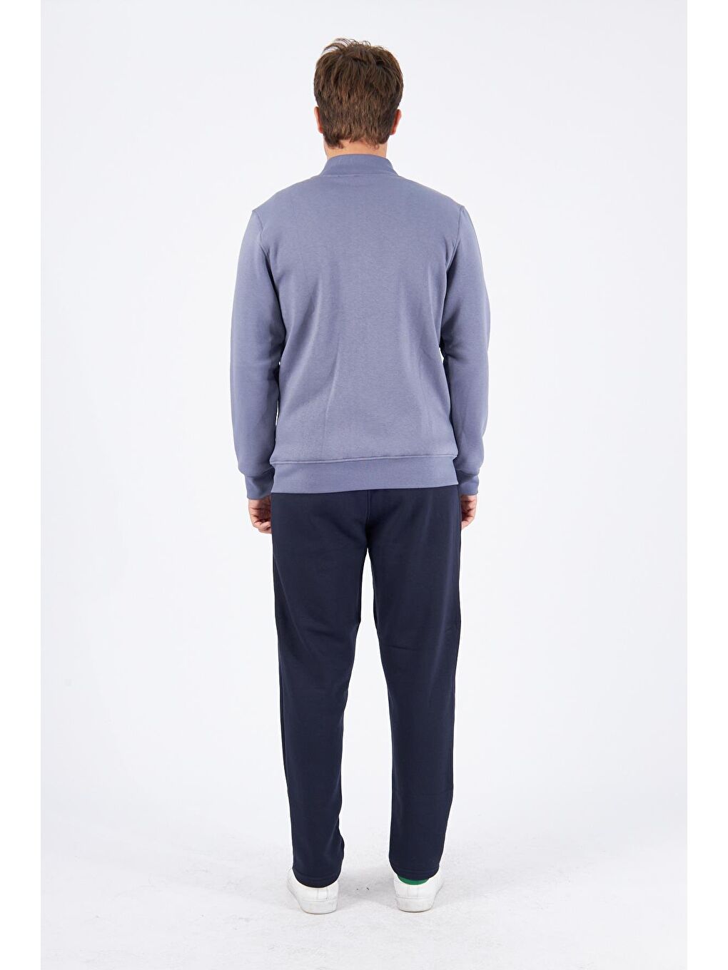 İndigo Şardonlu 3 Iplik Kışlık Eşofman Takımı Gri 5721-G-5